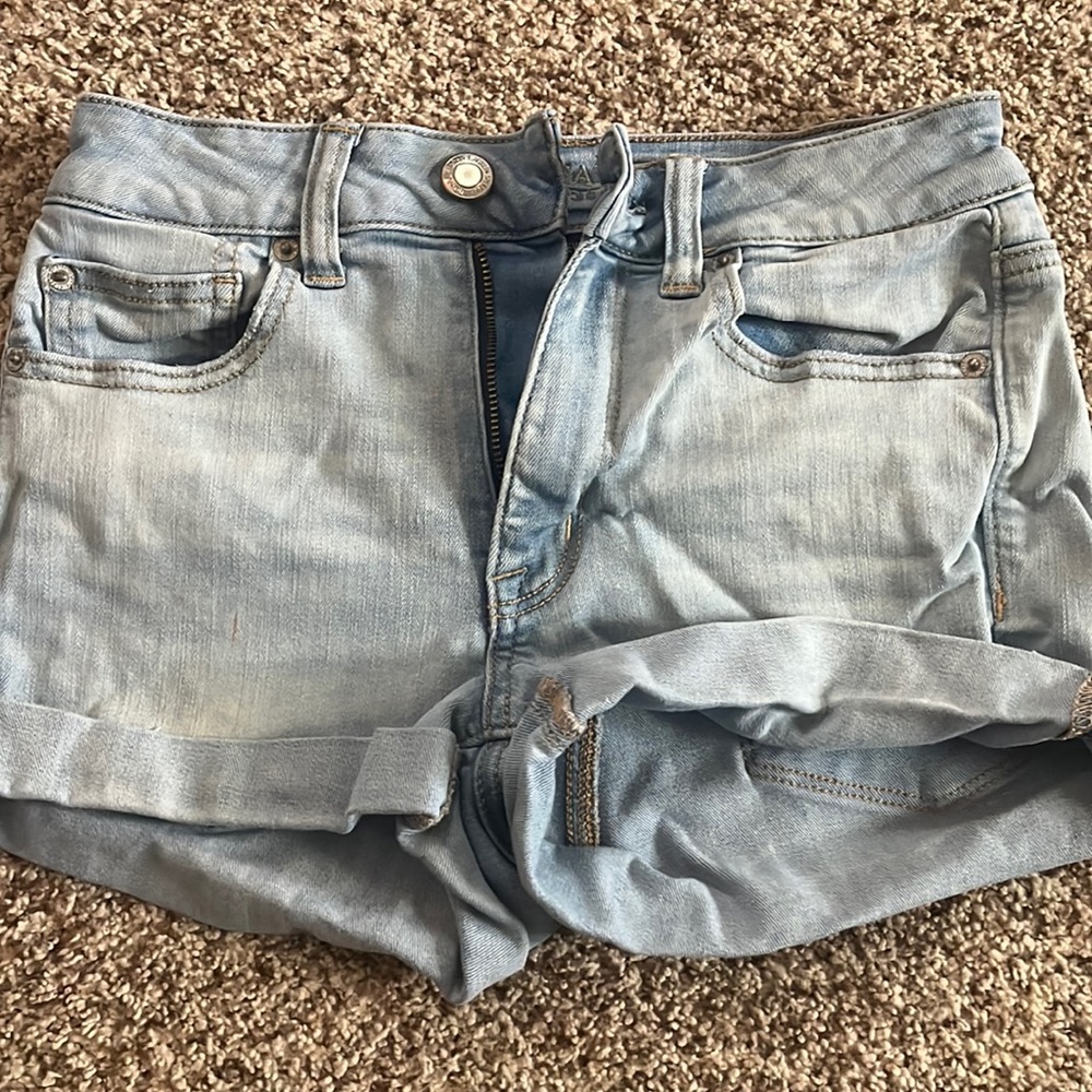American Eagle next level stretch jean shorts- size 6